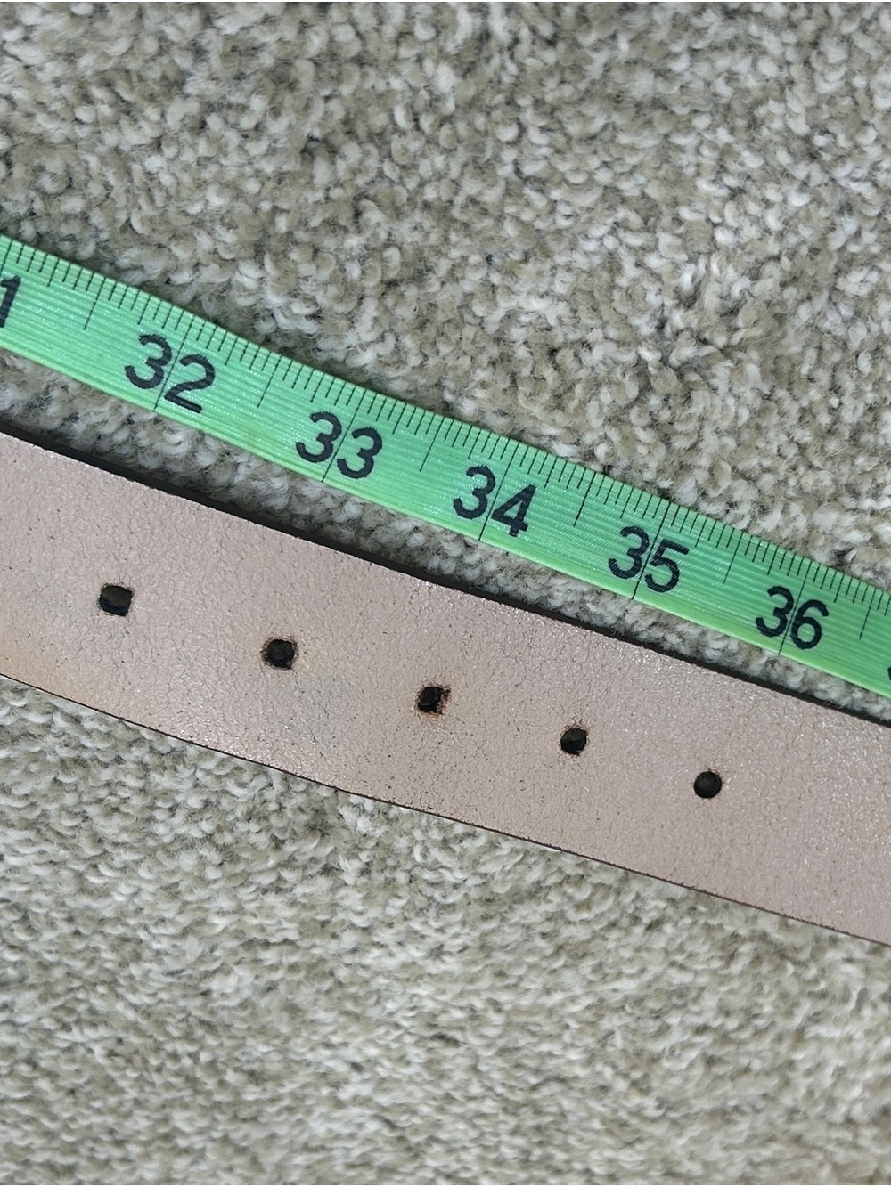 CAbi Leopard Print leather Belt in Tan and Black with Brass square Buckle medium - Picture 7 of 7